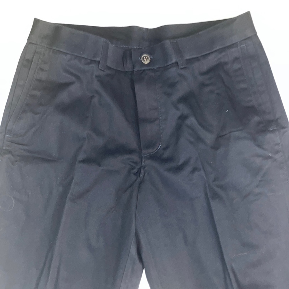 Haggar Dress Pants Mens Size 33x32 Navy Blue